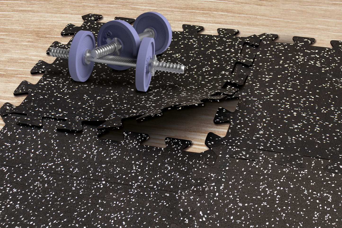 Piso modular para Gimnasio - GRIS