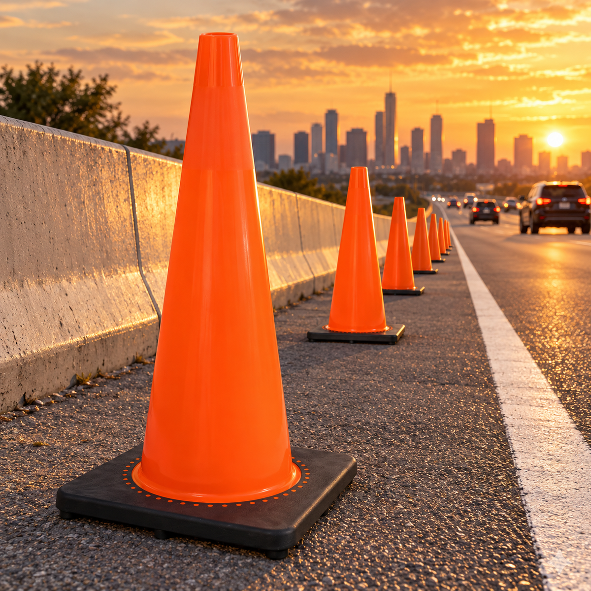 Traficono Vial 90 cm Sin cinta
