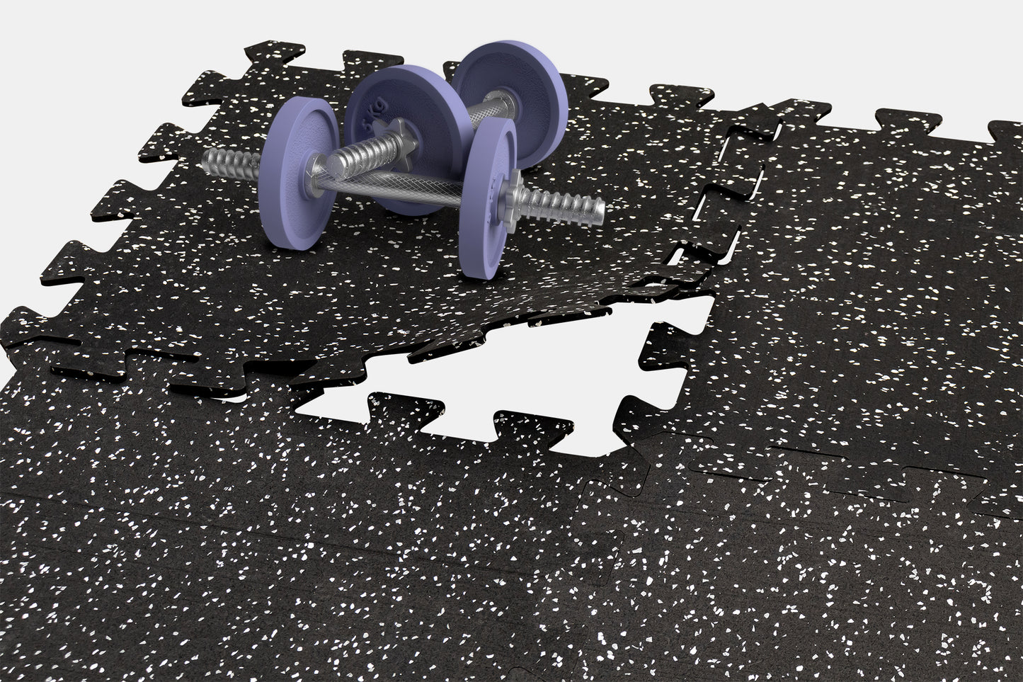 Piso modular para Gimnasio - GRIS