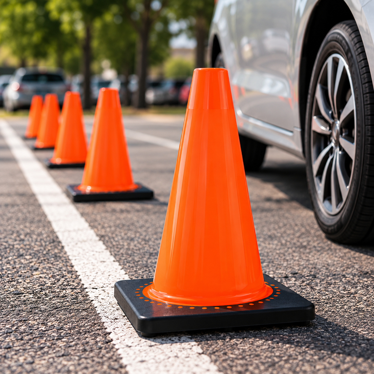 Traficono Naranja 45 cm Sin cinta