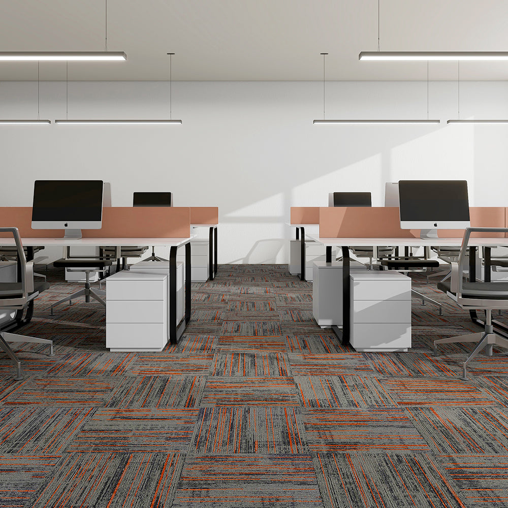 Alfombra Modular gris Vail