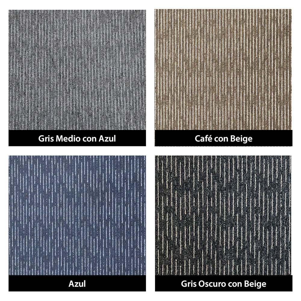 Alfombra Modular Azul  Zurich
