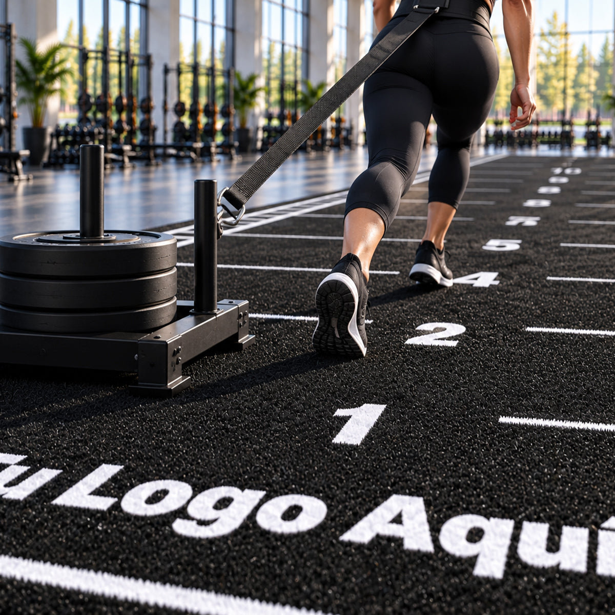 Pasto Negro para Gimnasio y Entrenamiento Funcional