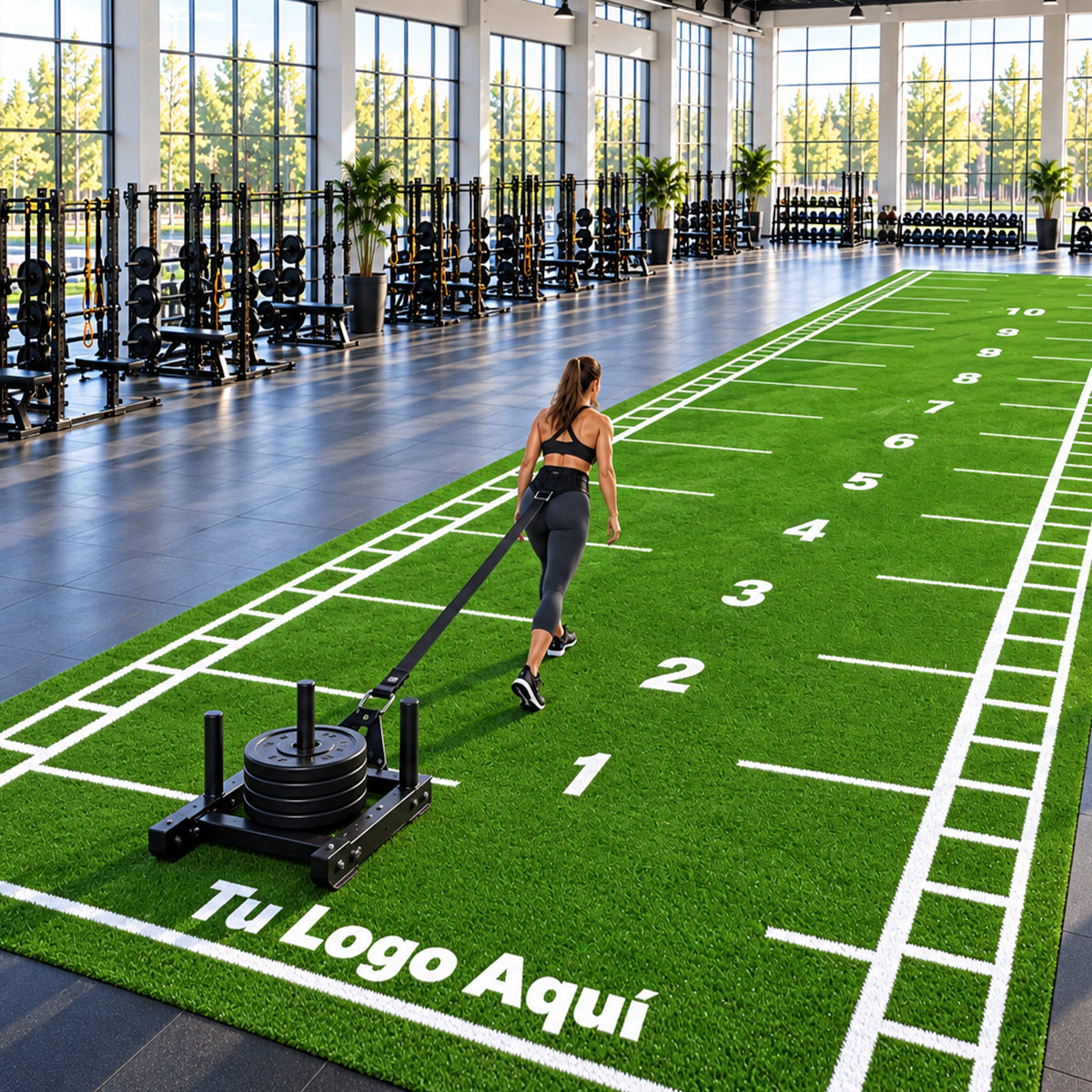 Pasto Negro para Gimnasio y Entrenamiento Funcional