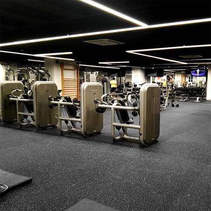 Piso Caucho Gimnasio  Uso Rudo en Rollo
