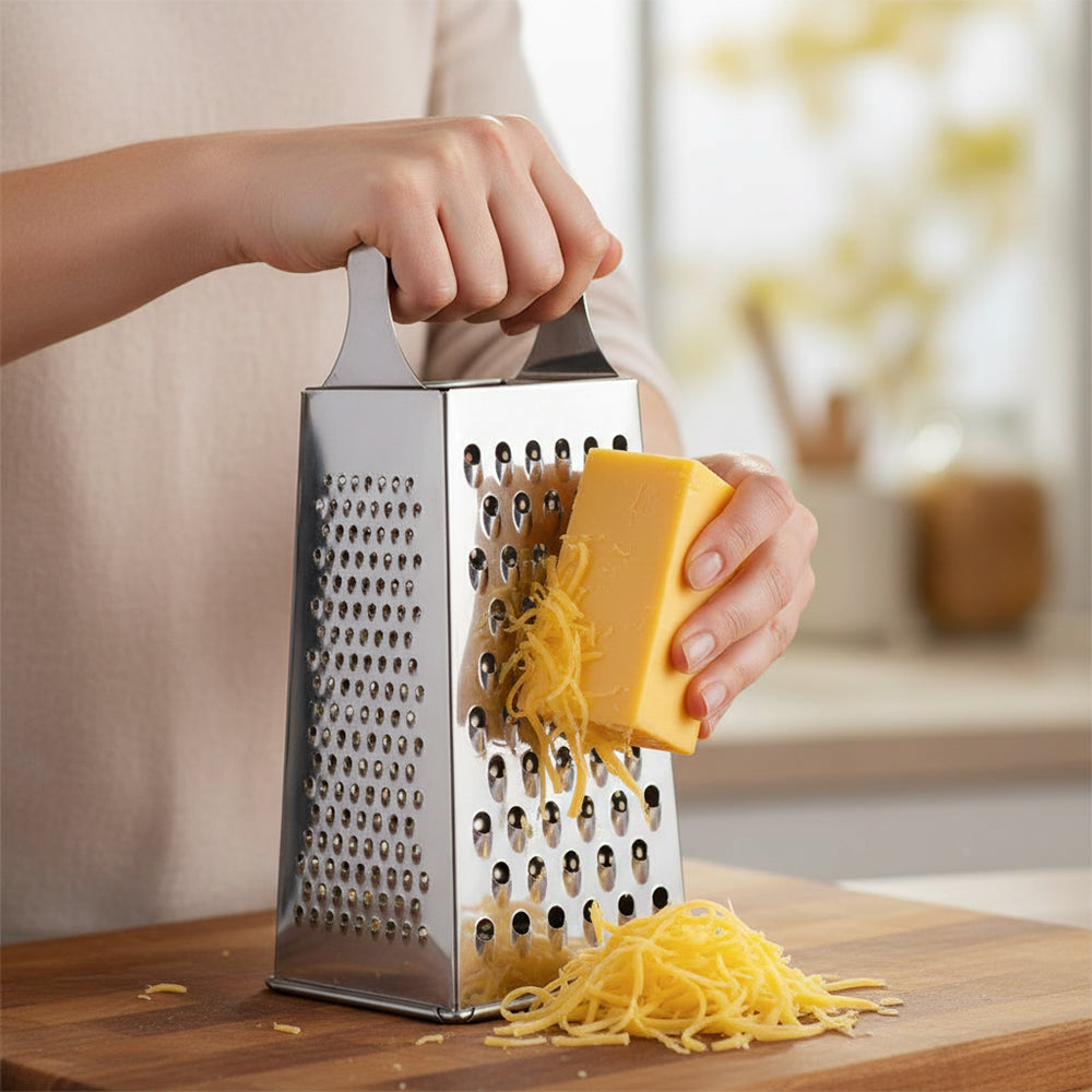 Rallador Cocina Acero Inoxidable 24x10.5x8cm Multiusos