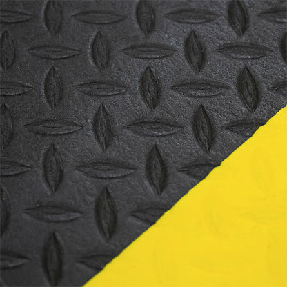 Tapete Antifatiga Rollo 0.9 x 18.3m bordes amarillos