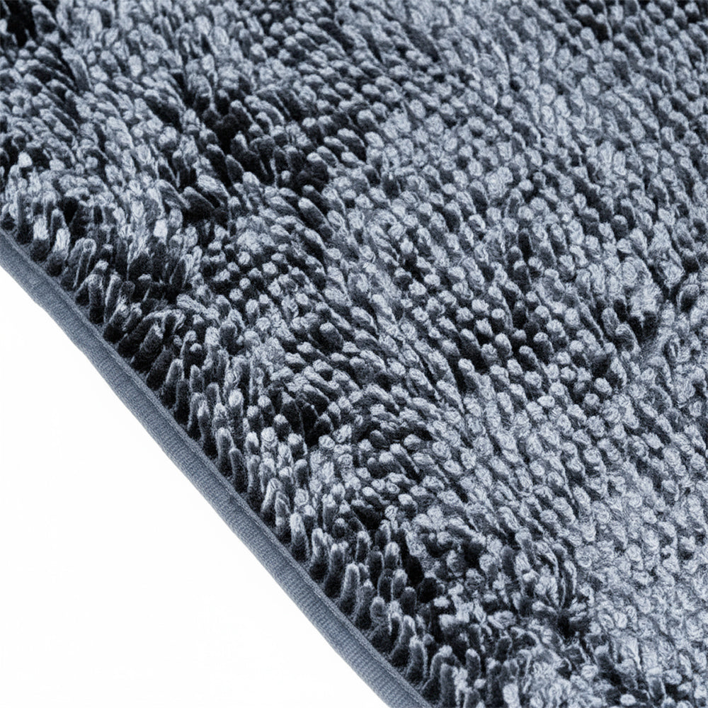 Tapete Chenille Vintage Gris carbon 40 cm x 60cm