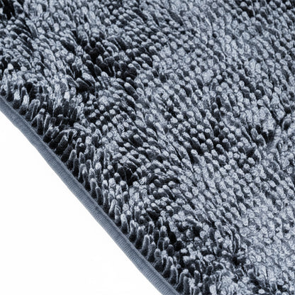 Tapete Chenille Vintage Gris carbon 40 cm x 60cm
