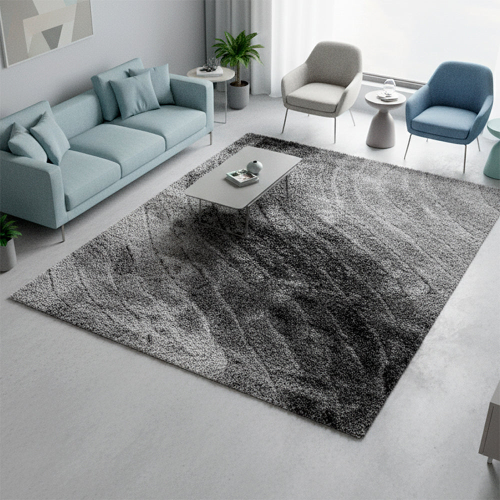 Tapete de área Genova gris 110 cm x 160 cm