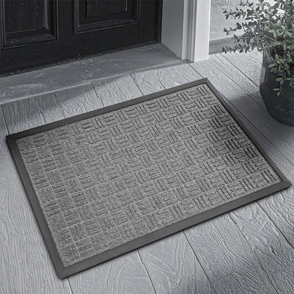 Tapete de entrada Crossroad Gris 45 cm x 75 cm