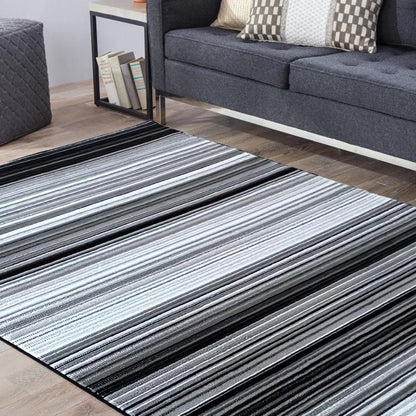 Tapete Sala Gris Rayas Soho 042 160x220cm