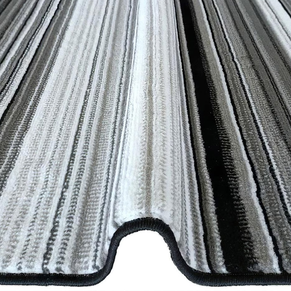 Tapete Sala Gris Rayas Soho 042 160x220cm