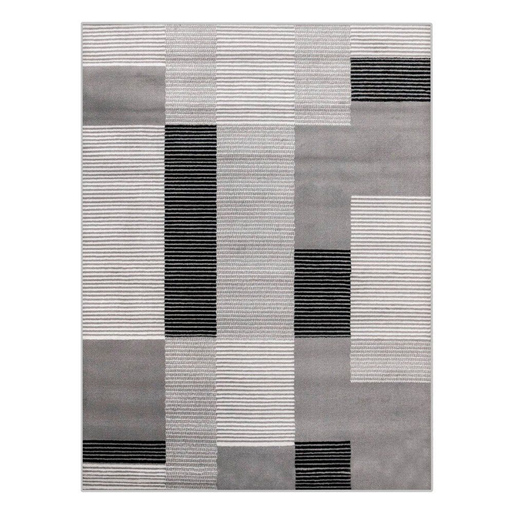 Tapete de sala gris LT-20 120 cm x 160 cm